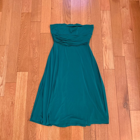 Strapless Teal prom / formal dress - Picture 8 of 8
